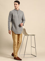 Vibrant Green Cotton-Blend Kurta Set