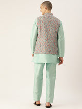 Poised Elegance Multicolour Kurta Set