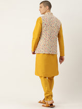Sophisticated Multicolour Nehru Jacket Set