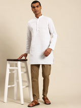 Ivory Elegance Kurta Set