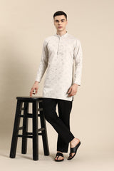 Slate Grey Kurta Set