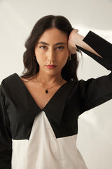 Rhea Top cotton poplin