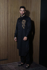 Spectrum Crepe Kurta Set