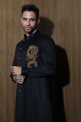 Spectrum Crepe Kurta Set