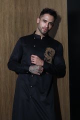 Onyx Elegance Kurta Set