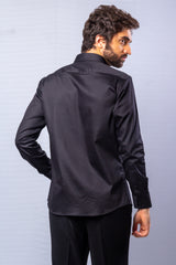 Black  Color hand Painted Shirt.