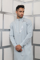 Ivory Crepe Kurta Set