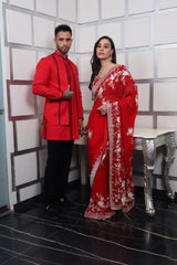 Ivory Elegance Jacket Set
