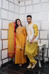 Golden Splendour Jacket Set