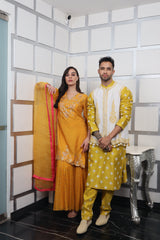 Golden Splendour Jacket Set
