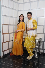 Golden Splendour Jacket Set