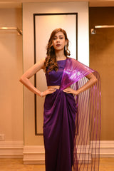Draped Skirt saree