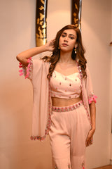 Sharara Set WHIT jacket
