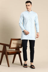 Powder Sky Kurta Set