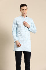 Powder Sky Kurta Set