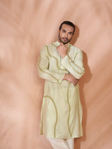 Sophisticated Pista Green Cotton Kurta Set