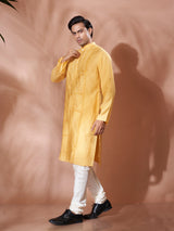 Sunny Yellow Cotton Kurta Set