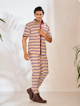 Colorful Cotton Pant Set