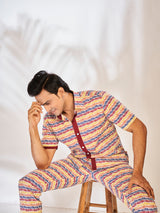 Colorful Cotton Pant Set