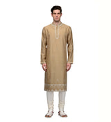 Chanderi Beige Colour sasyafashion