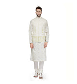 Ivory printed cotton linen sasyafashion