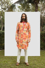 DIAMOND PRINTED MIRROR KURTA SET sasyafashion