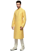 Yellow Printed Silk Katan sasyafashion