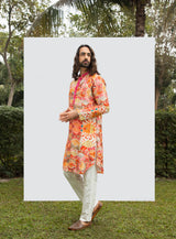 DIAMOND PRINTED MIRROR KURTA SET sasyafashion