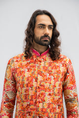 DIAMOND PRINTED MIRROR BUNDI sasyafashion