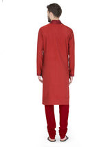 Kurta Churidar Katan Wine Colour sasyafashion
