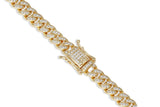 ICED CUBAN LINK CHAIN SINGLE ROW sasyafashion