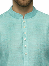 Teal Textured cotton silk sasyafashion