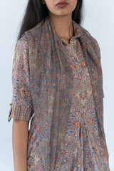 Dress in Grey Colour sasyafashion
