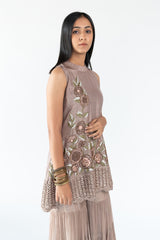 Flared Garara in Grey colour sasyafashion