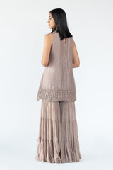 Flared Garara in Grey colour sasyafashion