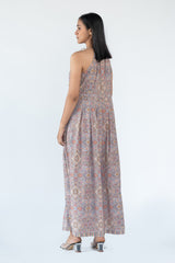 Silk Dress In Grey colour sasyafashion