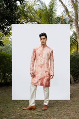 DIRTY PINK EMB KURTA SET sasyafashion