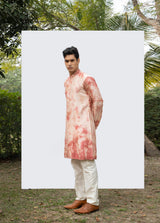 DIRTY PINK EMB KURTA SET sasyafashion