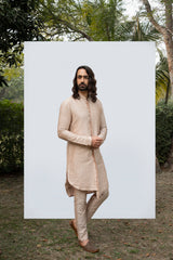 ROSEGOLD PINTUCK KURTA SET sasyafashion