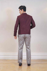 Prince Suit For Men In Maroon Colour sasyafashion