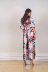 Designer Beige colour Gown sasyafashion