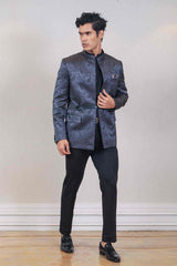 Indo Western For Men In Blue Colour sasyafashion
