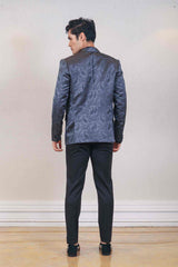 Indo Western For Men In Blue Colour sasyafashion