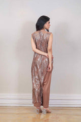 Designer Brown colour co-ord sasyafashion