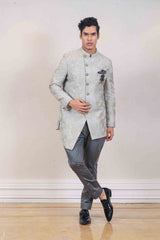 Indo Western For Men In Cream Colour sasyafashion