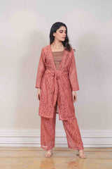Designer Rust colour co-ord sasyafashion