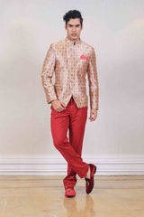 Indo Western For Men In Beige Colour sasyafashion