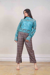 Designer Blue colour Top sasyafashion