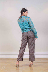 Designer Blue colour Top sasyafashion