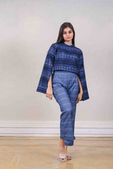 Designer Blue colour Co-ord sasyafashion